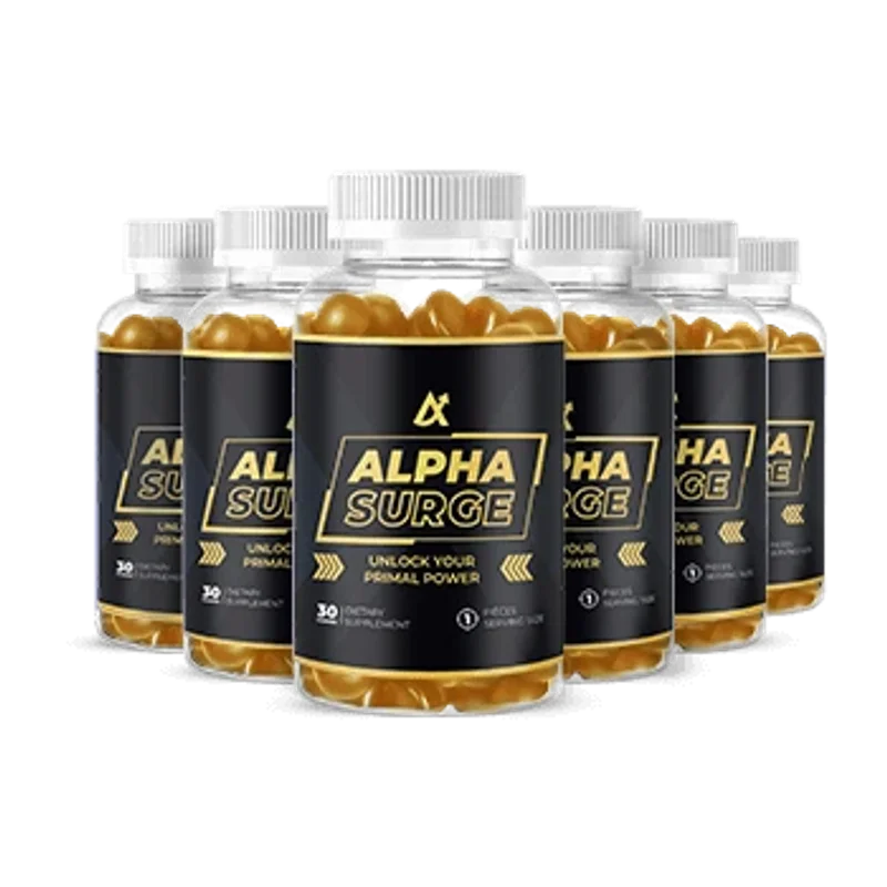 Alpha Surge Gummies 6-Bottle Bundle — 180-Day Supply — TOP DEAL