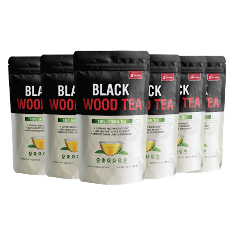 Black Wood Tea 6-Bottle Bundle — 180-Day Supply