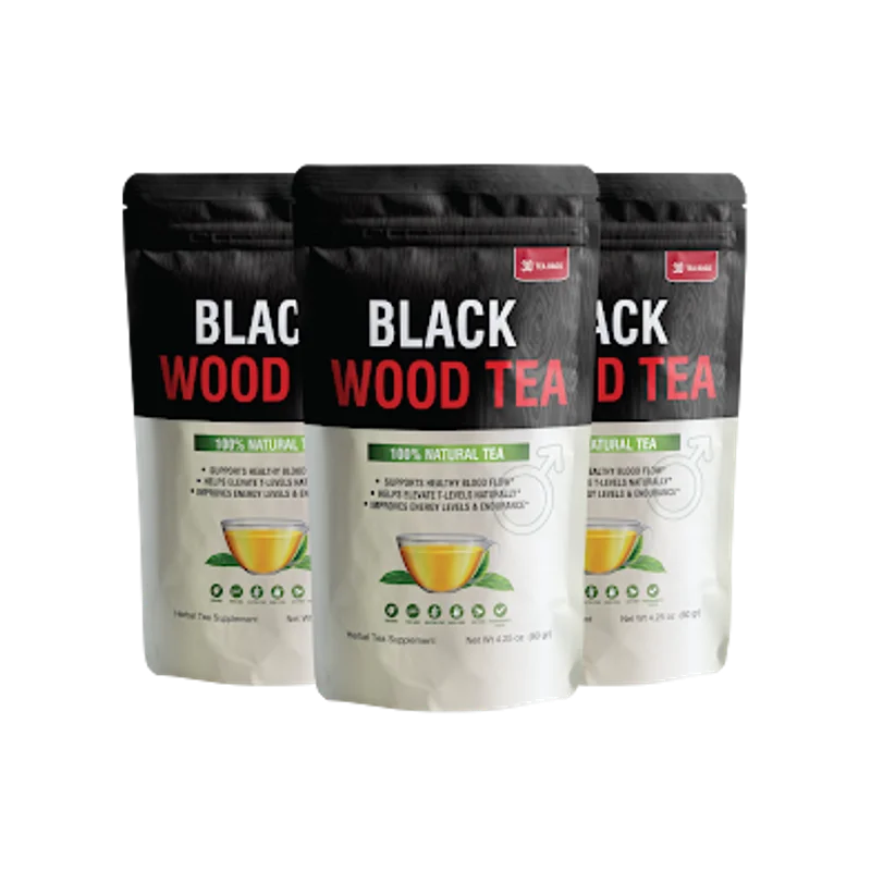 Black Wood Tea 3-Bottle Bundle — 90-Day Supply — BEST VALUE