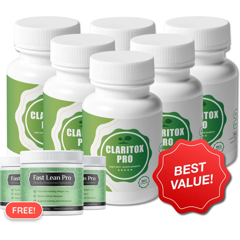 Claritox Pro 6-Bottle Bundle — 180-Day Supply