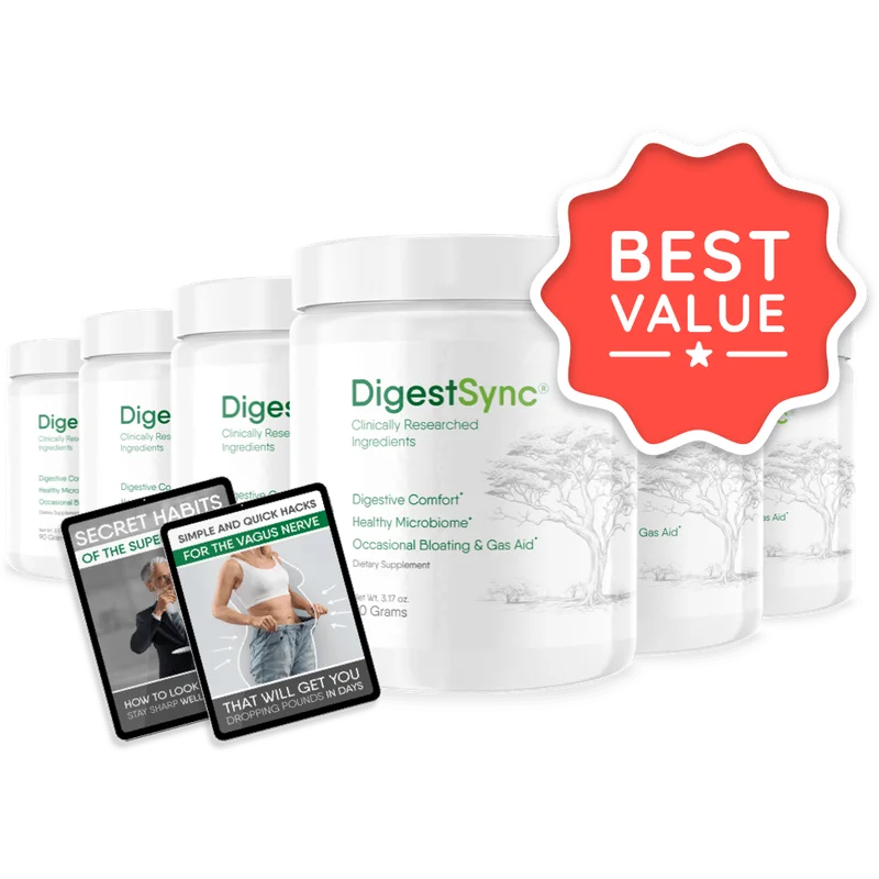 DigestSync 6-Bottle Bundle — 180-Day Supply — TOP DEAL