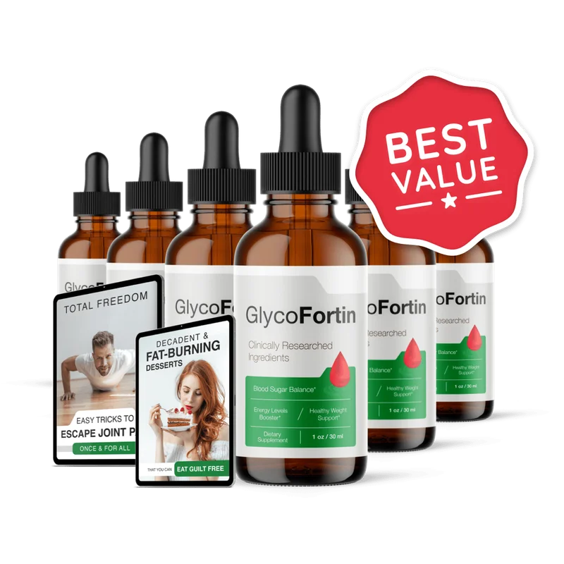 GlycoFort 6-Bottle Bundle — 180-Day Supply — TOP DEAL