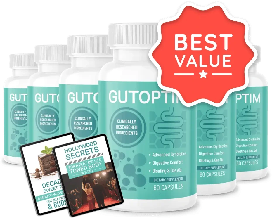 GutOptim 6-Bottle Bundle — 180-Day Supply