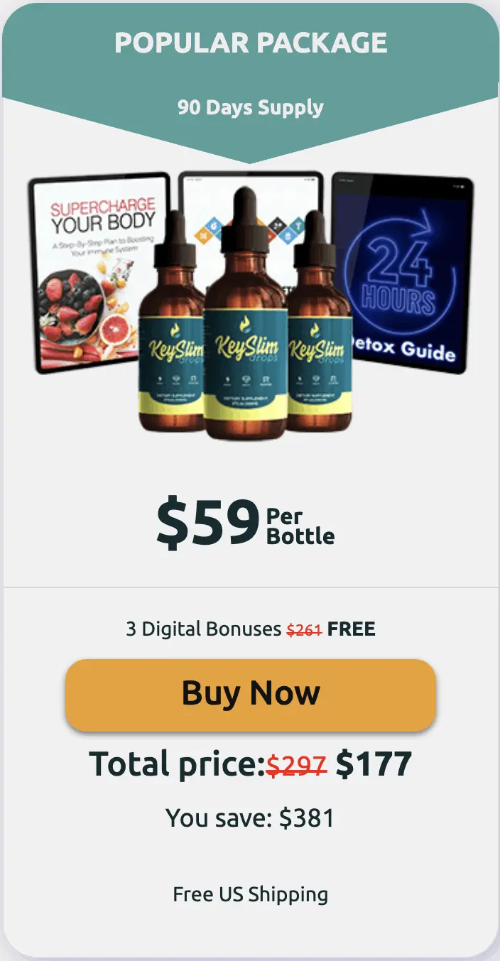 KeySlim Drops 2-Bottle Bundle — 60-Day Supply