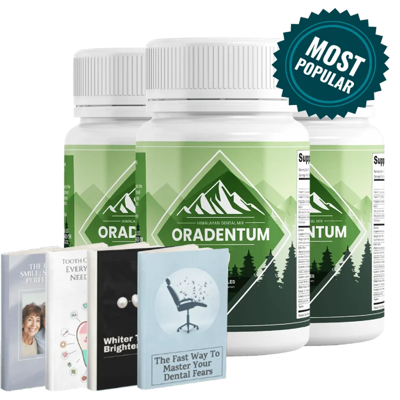 Oradentum 3-Bottle Bundle — 90-Day Supply — BEST VALUE