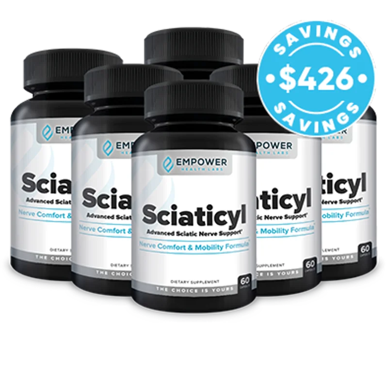 Sciaticyl 6-Bottle Bundle — 180-Day Supply — TOP DEAL