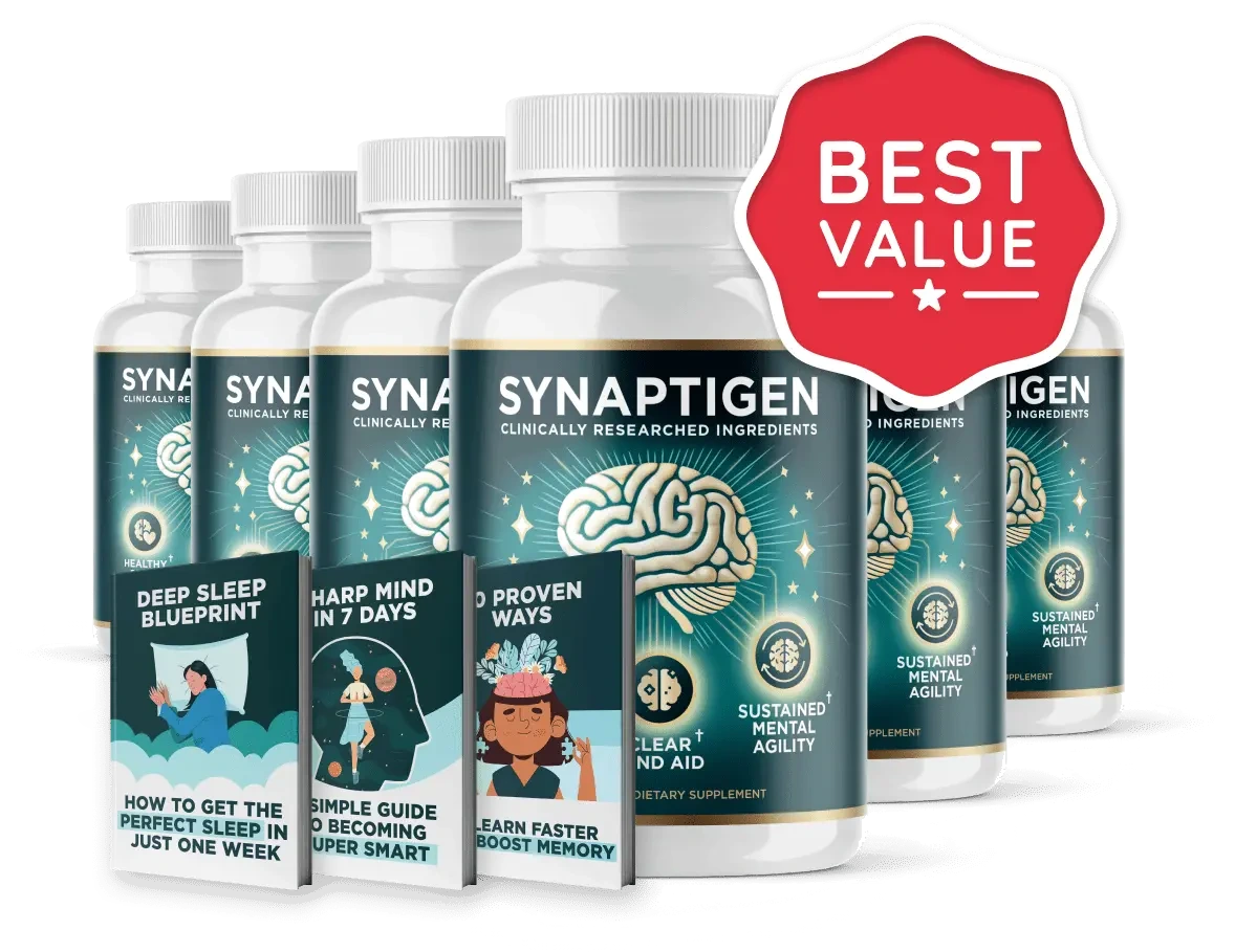 Synaptigen 6-Bottle Bundle — 180-Day Supply