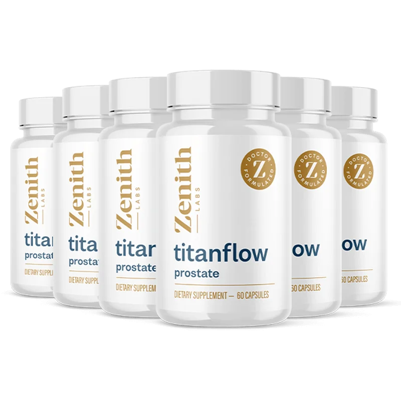 TitanFlow 6-Bottle Bundle — 180-Day Supply